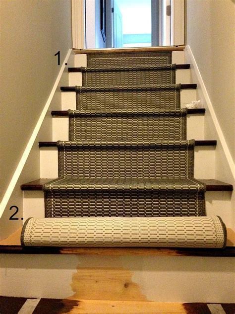 Diy staircase makeover painted stair ideas striped runners. Pin on Wall ideas