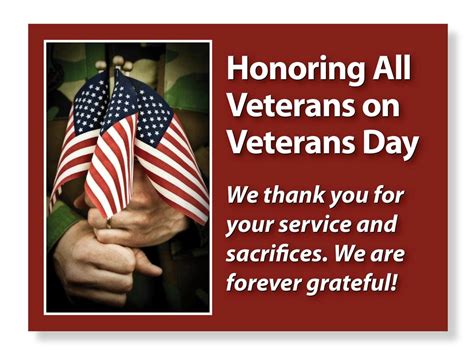 Do You Say Thank You For Your Service On Veterans Day Free Printable Templates