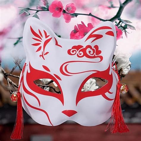 Mascaras De Gato Japonesa Antifaz Tradicional Meses Sin Intereses