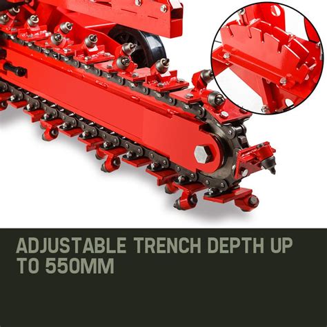Baumr Ag Trencher 600mm 24 Inch Trench Ditch Digger 4 Stroke Petrol