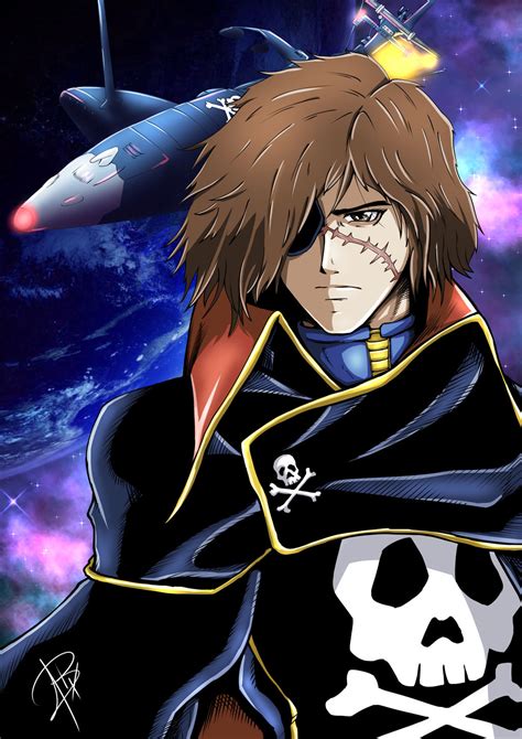 Captain Harlock Anime Fanart By Mastermetalex On Deviantart