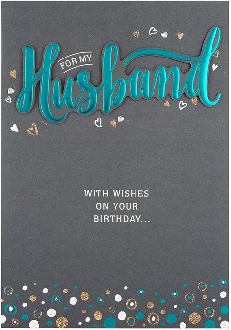 Husband Birthday Card Hallmark My Partner My Love Birthday Card For