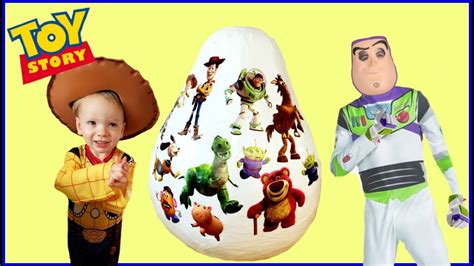 Giant Toy Story Surprise Egg Youtube
