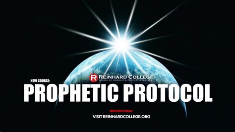 Prophetic Protocol Reinhard College Of Music And School Of Worship