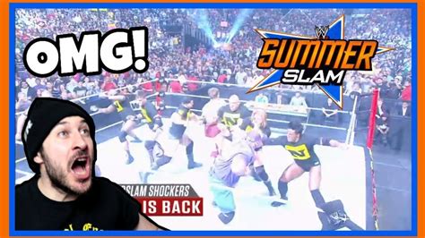 Omg The Most Shocking Wwe Summerslam Moments Ever Reaction Youtube