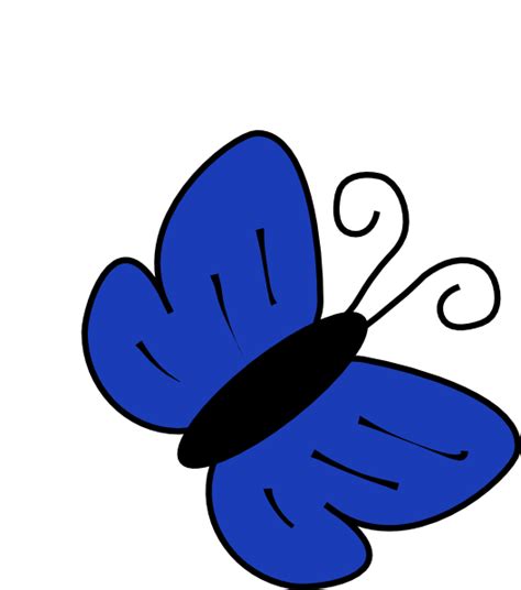 Blue Butterfly Clip Art At Vector Clip Art