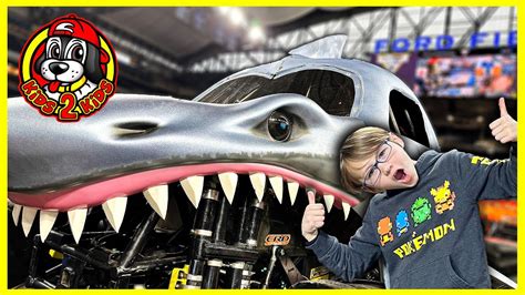 Best Day Of My Son S Life Monster Jam Pit Party Freestyle Moments Detroit Ford Field
