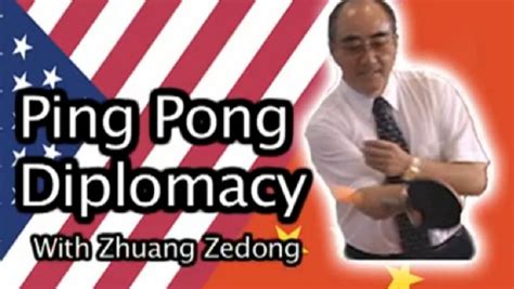 Mort De Zhuang Zedong Légende Du Sport Et De La Diplomatie Du Ping