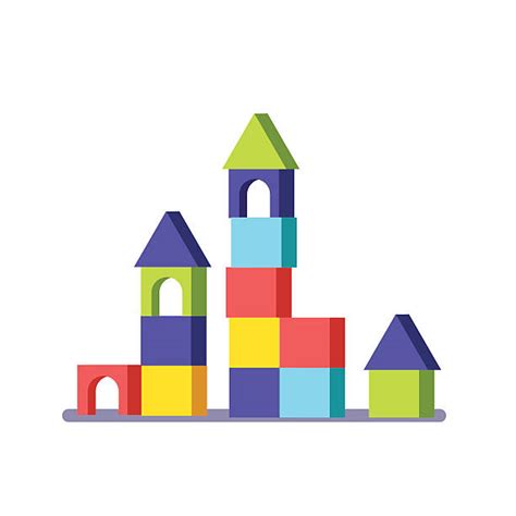 Royalty Free Building Blocks Clip Art Vector Images And Illustrations