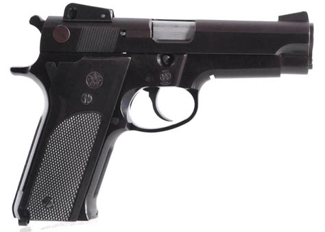 Lot Smith And Wesson Model 459 9mm Semi Auto Pistol With Original Box