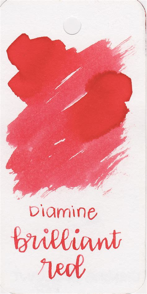 Ink Review 1109 Diamine Brilliant Red — Mountain Of Ink