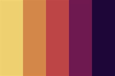 Yellow Purple Fade Color Palette Purple Color Palettes Fade Color