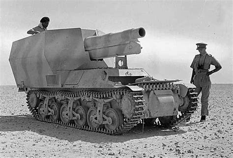 1942 A Captured German 150mm Self Propelled Field Howitzer 15cm Sfh13