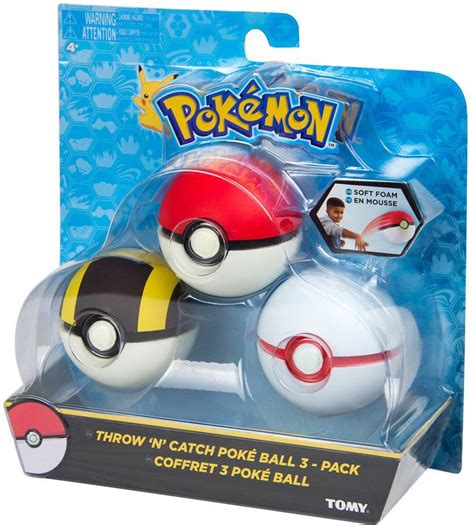 Pokemon Throw N Catch Poké Ball 3 Pack Heromic