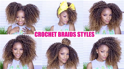 Quick And Easy Crochet Braids Styles Thebrilliantbeauty Youtube