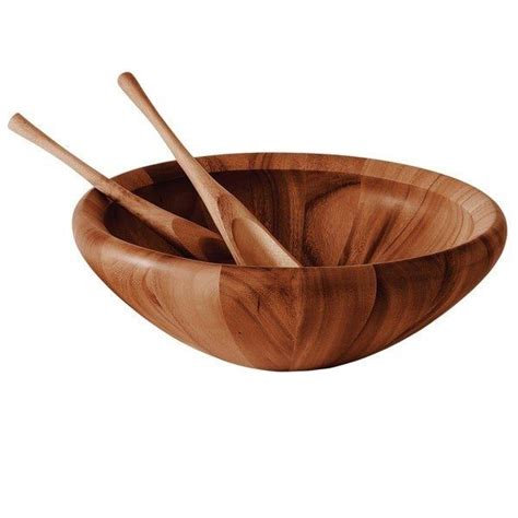 Dansk Wood Classics 3 Piece Salad Set In 2021 Salad Bowls Set Wooden