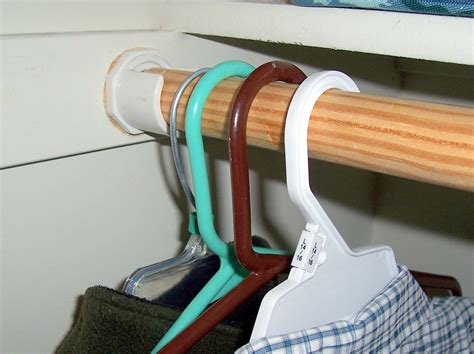 Double pipe garment racks + closet update | centsational style. Second Hanging Bar For | Closet rod, Wooden closet ...
