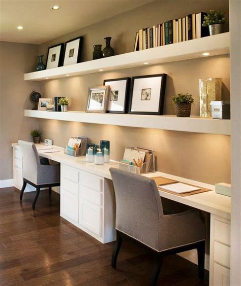 2 in 1 new design floating desks with storage create a concentrated workspace without taking up much space. 35 Floating Shelves Ideas For Different Rooms - DigsDigs