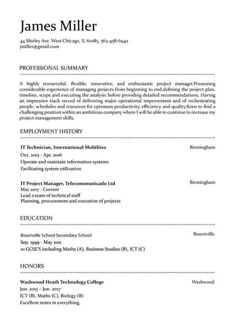 Resume Templates Builder 3 Templates Example Templates Example