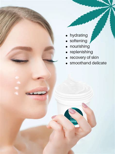 lanthome organic hemp cream anti wrinkle anti aging moisturizer nourishing face cream hemp seed
