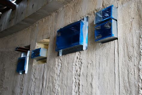 Often overlooked, noise that travels through hvac ductwork can undermine thoughtful sound isolation designs for private theaters and many other breakout noise: HVAC duct coming through Mansueto foundation wall from mec ...