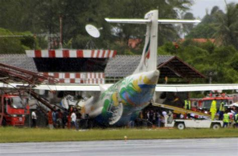 Accident Bangkok Airways AT72 At Koh Samui On Aug 4th 2009 Skidded