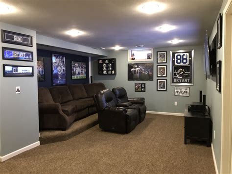 Nfl Dallas Cowboys Man Cave Stadium Seating Home Theater Man Cave
