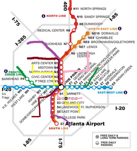 Marta Rail Map