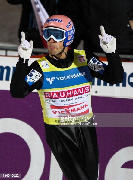 Andreas Kofler Of Austria Celebrates The Victory In The Men S Ski Jumping Hs100 During Day One