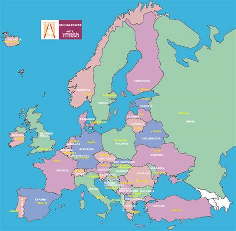 Laura Mapa Político De Europa