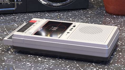 Qfx Retro 39 Shoebox Tape Recorder Silver 3d Model 49 3ds Blend Fbx Max Ma Lxo Obj