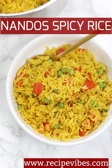 Fakeaway Nandos Style Spicy Rice Recipethis Homemade Portuguese Spicy