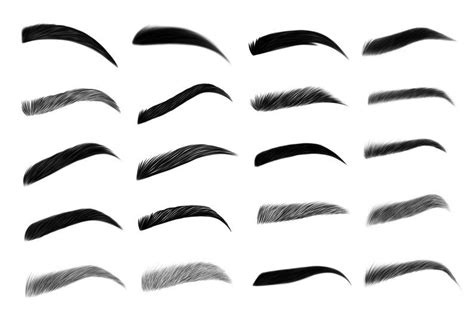 102 Procreate Brushes For Face Eyes Eyebrows Eyelashes In 2021