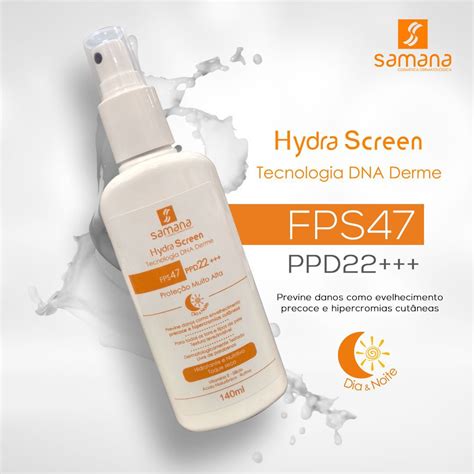 Hydra Screen Fps47 Ppd22 Protetor Solar No Shoptime