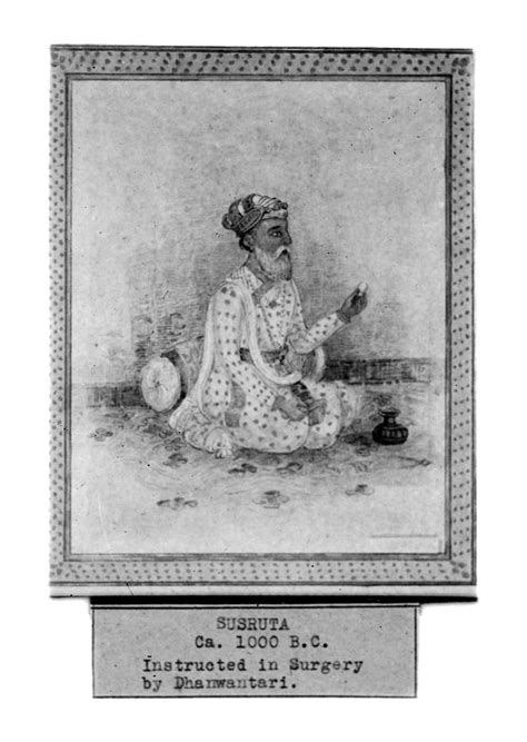 M0001251 Print Of Susruta Or Sushruta Ancient Indian Physician