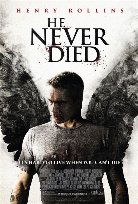 Exclusive Poster Debut For He Never Died Starring Henry Rollins He