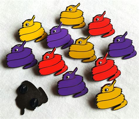 Worm Pin Worm Coil From Lychgate Cute Pins Pin Worms Enamel Pins