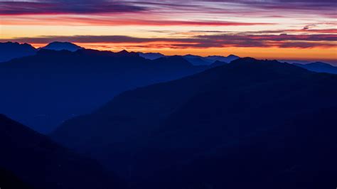 3840x2160 Sunset Mountains Sky 4k Wallpaper Hd Nature 4k Wallpapers