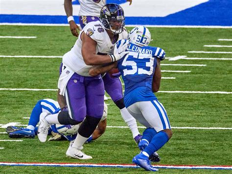 Download Orlando Brown Jr. Against The Indianapolis Colts Wallpaper