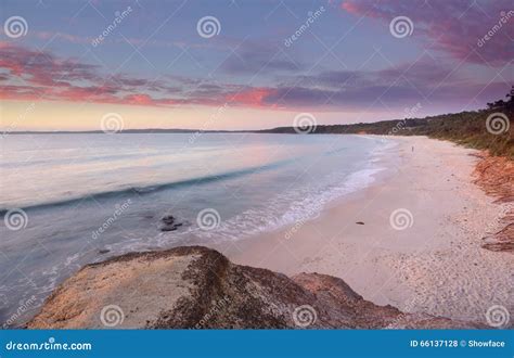 Sunrise At Nelson Beach Jervis Bay Stock Photo Image Of Dawn Sand