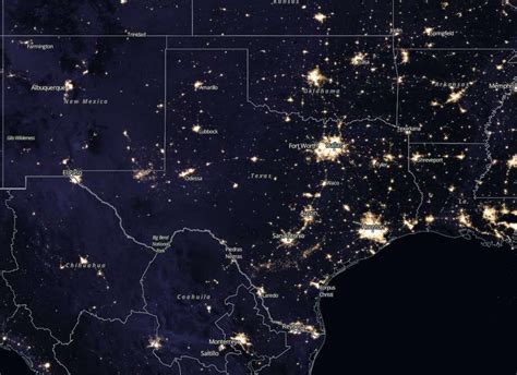 New Nasa Images Show Texas At Night Clearer Than Ever Midland