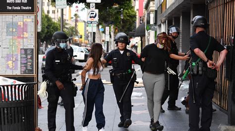 lapd s hollywood division breaks daily record for arrests mostly for curfew violations ktla