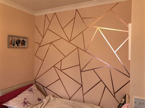 Gold Washi Tape Wall Decor For Bedroom 11 Wonderful Washi Tape Wall
