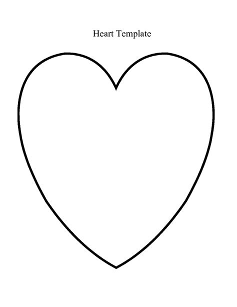 Heart Template Heart Template Printable Heart Template Heart Printable