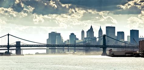 New York Manhattan Panorama Wallpaper Hd City 4k Wallpapers Images