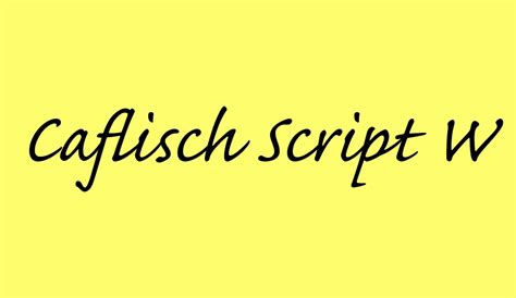 By downloading the font, you agree to our terms and conditions. Caflisch Script Web Pro font - Caflisch Script Web Pro ...