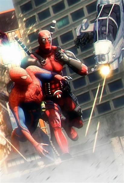 Deadpool Spiderman Spider Wallpapers Vs Wallpapersafari Comics