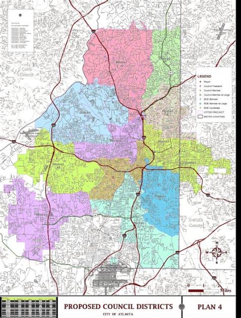 Atlanta City Council Map