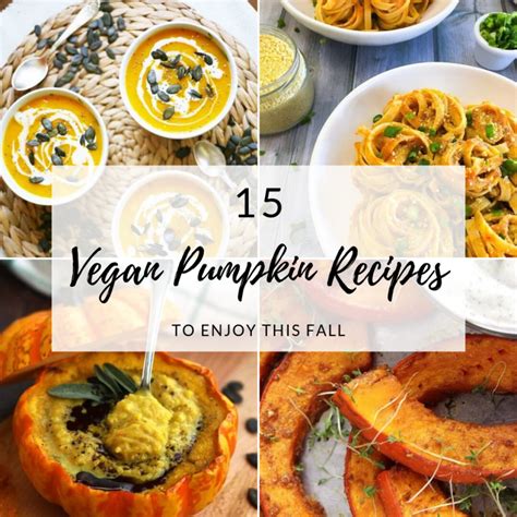 15 Vegan Pumpkin Recipes To Try This Fall The Veggie Queen Homemade