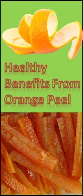 Healthy Benefits From Orange Peel Natural Health